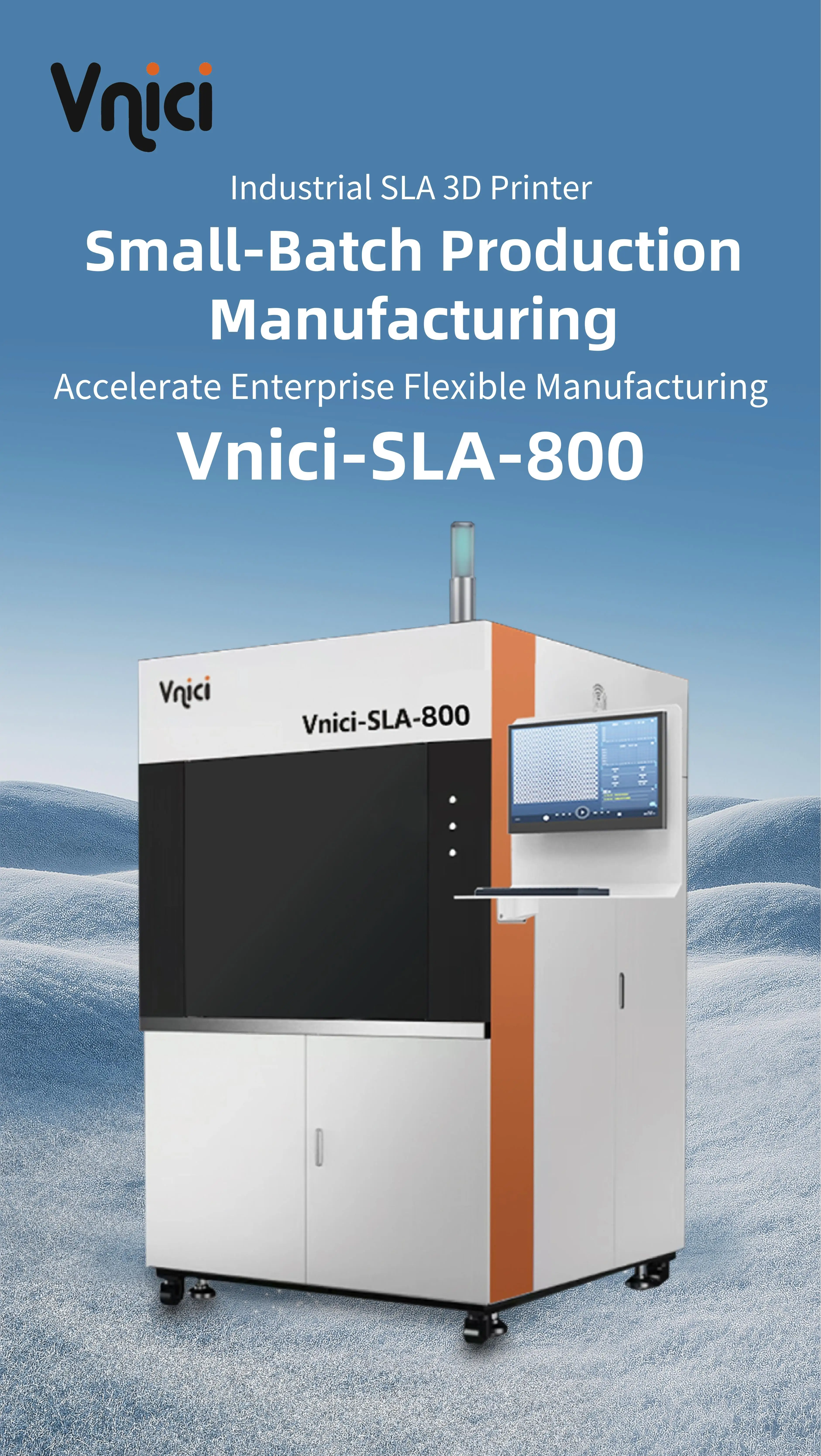 Industrial 3D SLA Printer SLA800 Variable Laser Spot for Prototyping ...