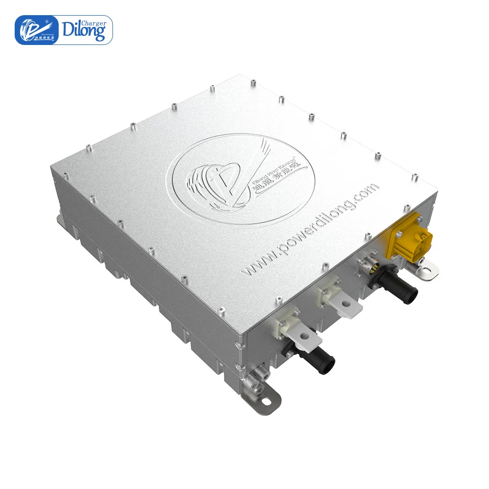 Dilong Factory Sales 5kW EV DC DC Converter 360V Input to 28V Output Vehicle Water Cooled DC Buck Converter