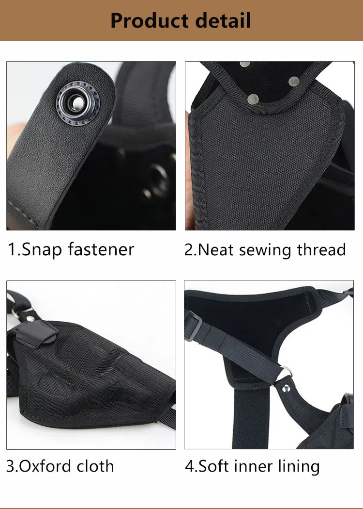 Universal Revolver Underarm Holster Nylon Shoulder Sling Single ...