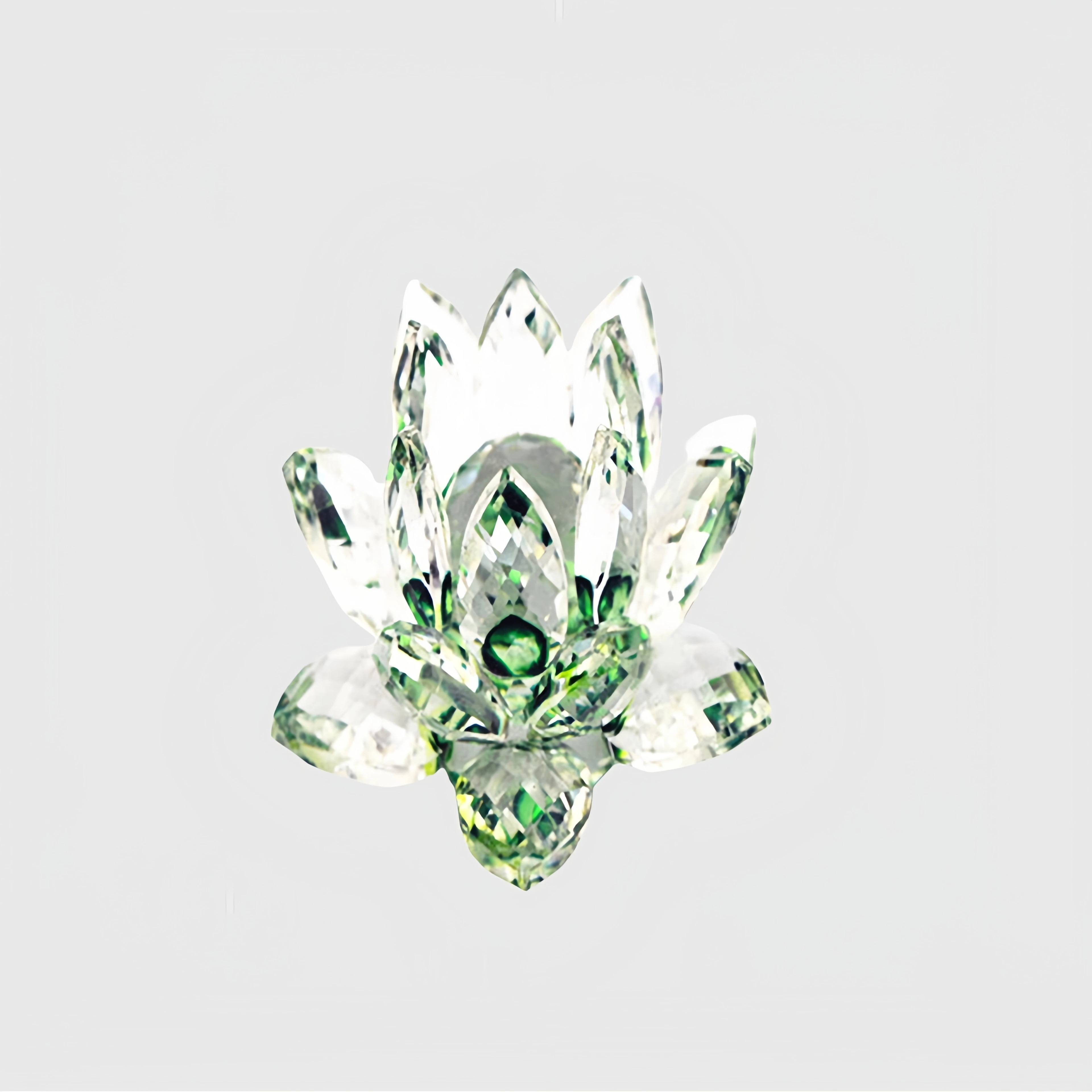 Handmade Glass Lotus Crystal Lotus Flower Made in China Crystal Decoration Lotus Flower Decoration Wedding Souvenirs