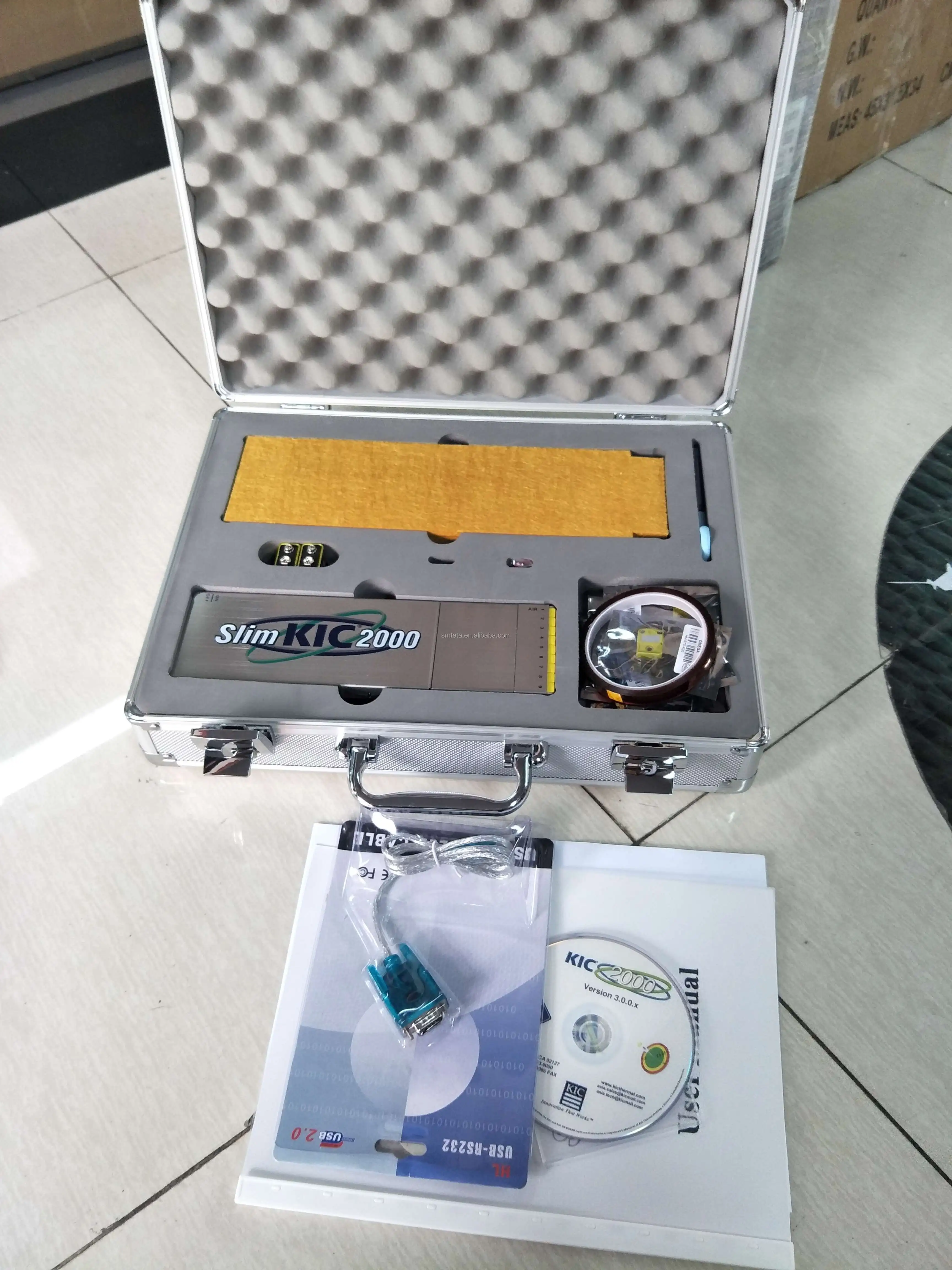 Original Slim KIC 2000 SMT PCB Reflow Oven Profiler with USB Key