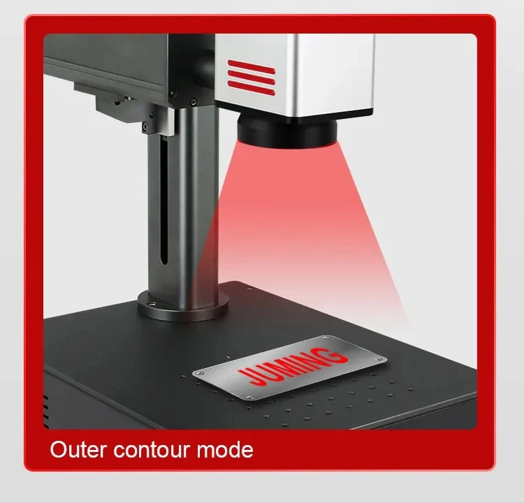 Table 20W 30W 50W Raycus Fiber Laser Marking Machine for Metal Plastic Pvc