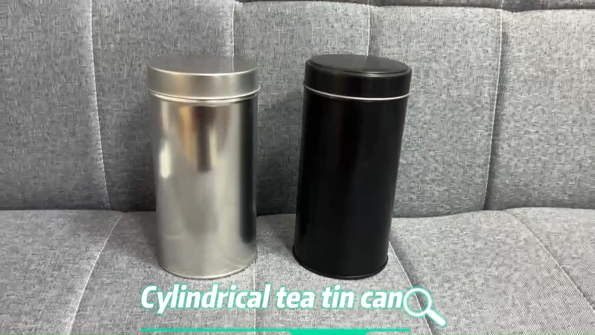 Factory Custom Gold Tinplate Canister Storage Container Round Metal Box ...