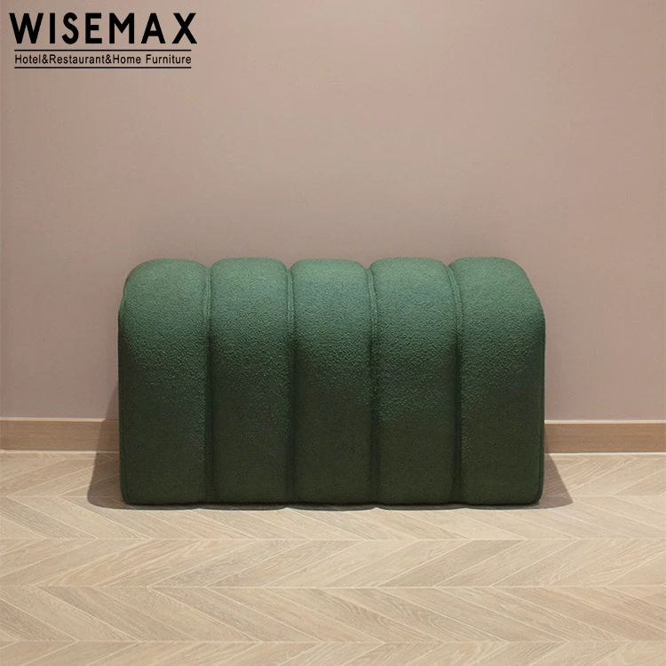 Мебель WISEMAX для гостиной мебель в скандинавском стиле деревянная рама форме гусеницы тканевый оттоманка табурет