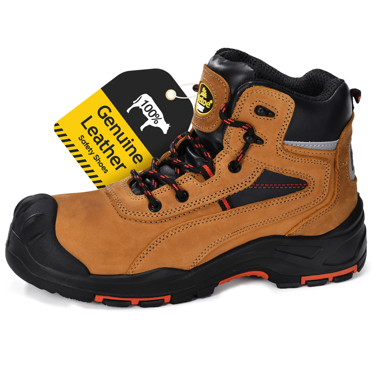 Waterproof Steel Toe Non-Slip Work Boots for Men OEM