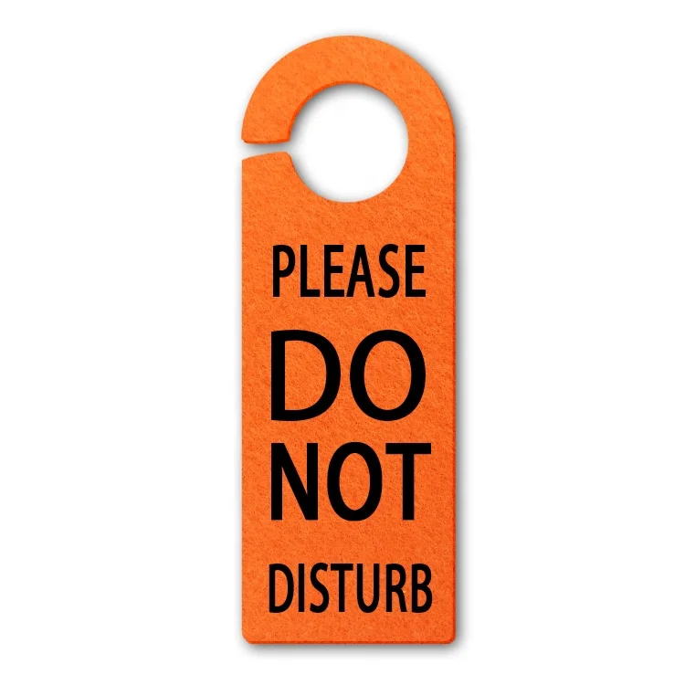 Вежливый надпись «Не беспокоить» не входите в дверную вешалку с возможностью