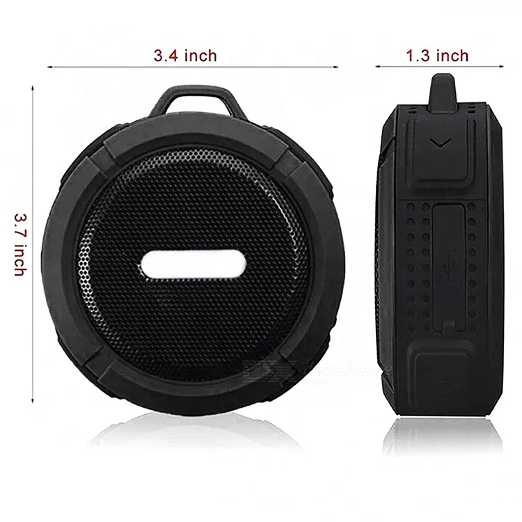 2020 рекламный наружный IPX4 водонепроницаемый беспроводной bluetooth-динамик C6 с TF-картой, Bluetooth-динамик с индивидуальным логотипом