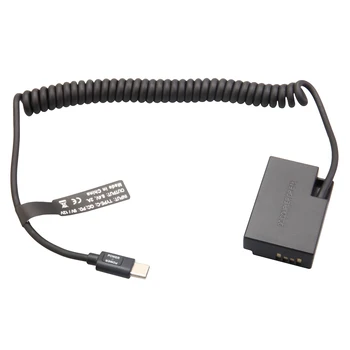 LP-E18 Dummy Battery + Type C Cable for Canon EOS 5D2 5D3 5D4 6D 6D2 60D 7D 7D2 70D 80D 90D 5DSR R R5 R6 detail image