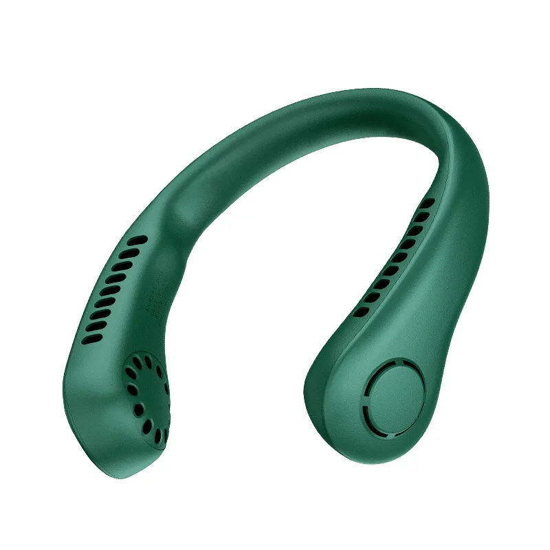 Neuer tragbarer Mini-Ventilator für draußen, zum Umhängen um den Hals, USB-aufladbar, Großhandelsgeschenk_voghion.com