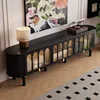 Ripple TV cabinet, 2 meters, walnut color.