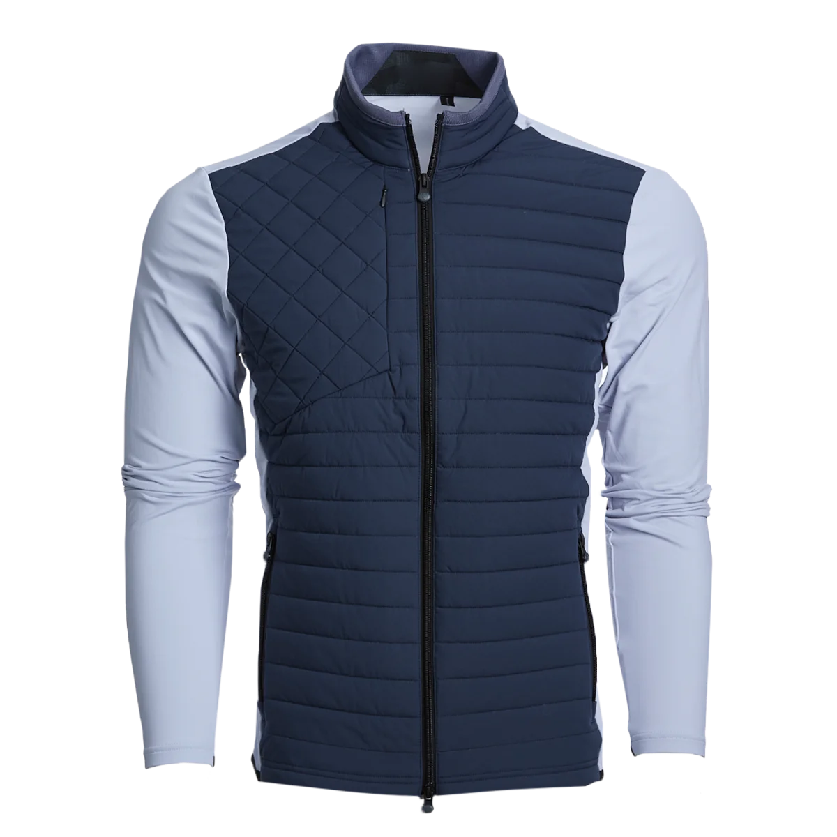 Golf Apparel Custom Windproof Polyester Casual Golf Quilted Jacket For