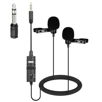 BOYA BY-M1 BY-M1 PRO BY-M1DM Professional Wired Lavalier  Stereo Condenser Microphone for Nikon Canon Wireless Microphone