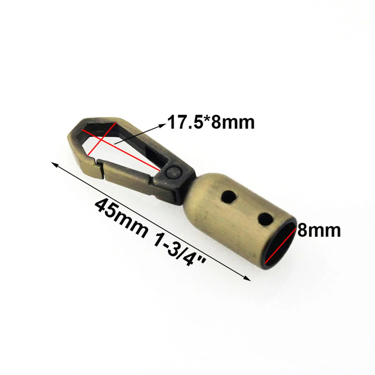 Spring Clasp Hook Connector Screw Hanging Bell Hook Buckle