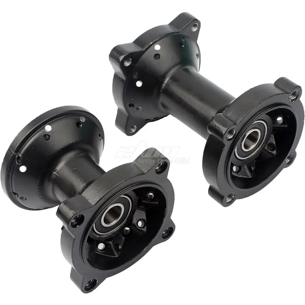 HMParts Aluminum Rear Wheel Hub 12mm Axle For 10-17 Inch Dirt Bike Pit Bike 4 Bolt 56mm PCD