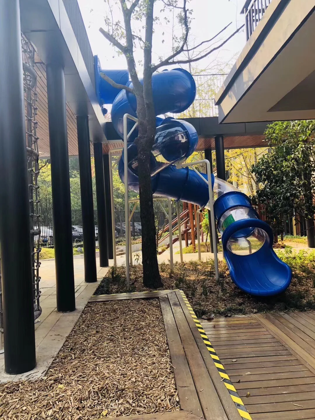 Hot Sale Custom Kids Playground Tube Slide Acessório Design