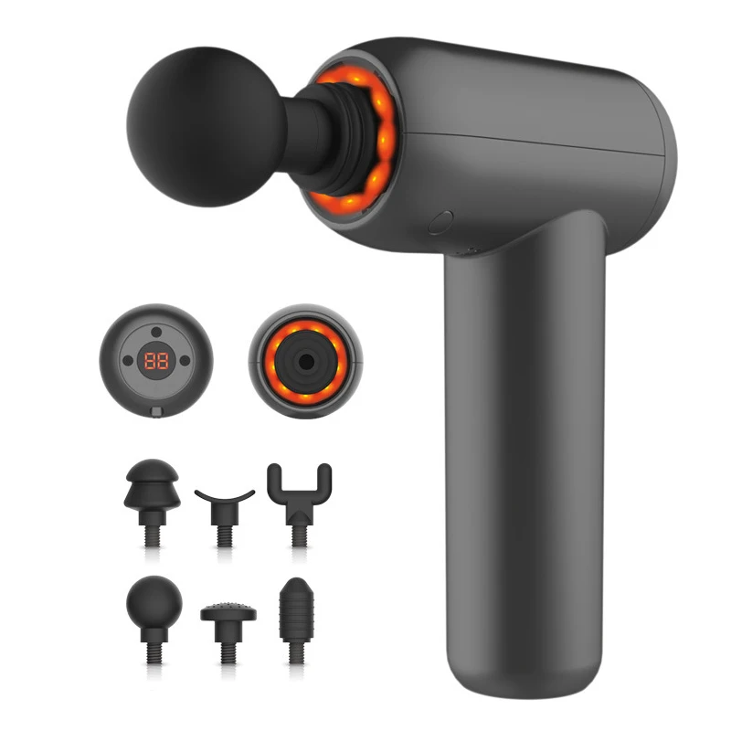 Upgrade Advanced Massage Gun Deep Tissue Red Light Therapy Pain Relief Display Rechargeable Infra Red Portable Massage Gun