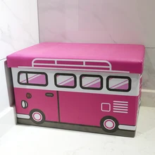 Custom Home Fashion Leather Foldable Modern Fabric Storage Cube Ottoman Bedroom Stool Puff Cushion