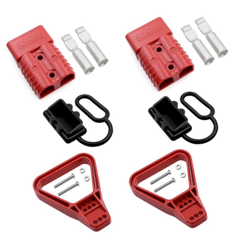 50A Cable Connector Kit with Dust Protective Cover & T Handle Wire ...
