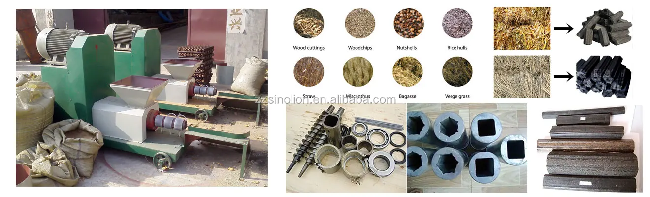Wood chips biomass briquette machine for sale supplier