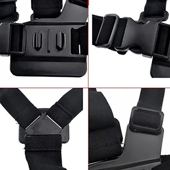 Kaliou  G111 Hot Sale Elastic Adjustable Camera Chest Strap for Go Pro 7 6 5 4 3+ 3 2 1 Xiaoyi Action Camera Accessories product image