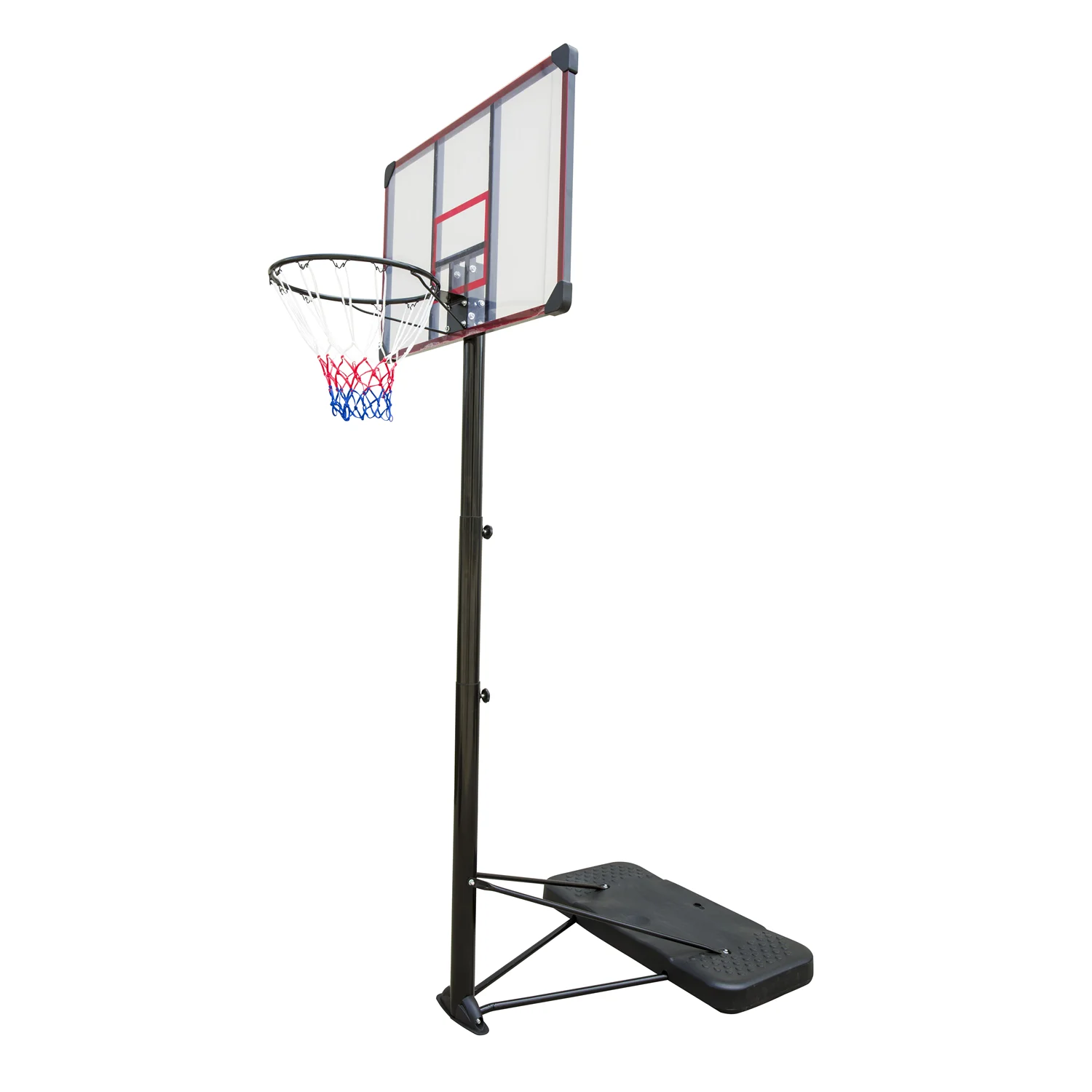IUNNDS Portable Outdoor PE Basketball Ring Adjustable Removable MINI Basketball Hoop Stand