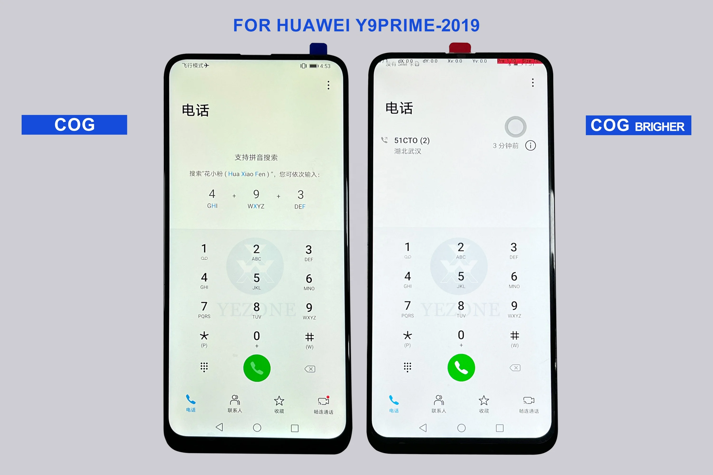 Original  Lcd Screen for Huawei Mate 20 Pro Display with Touch Screen Assembly with Frame