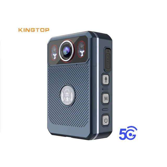 KingTop Mini Outdoor Industrial Camera 5G Up To 4K*2K Video Size Waterproof  Wireless Body Worn Camera