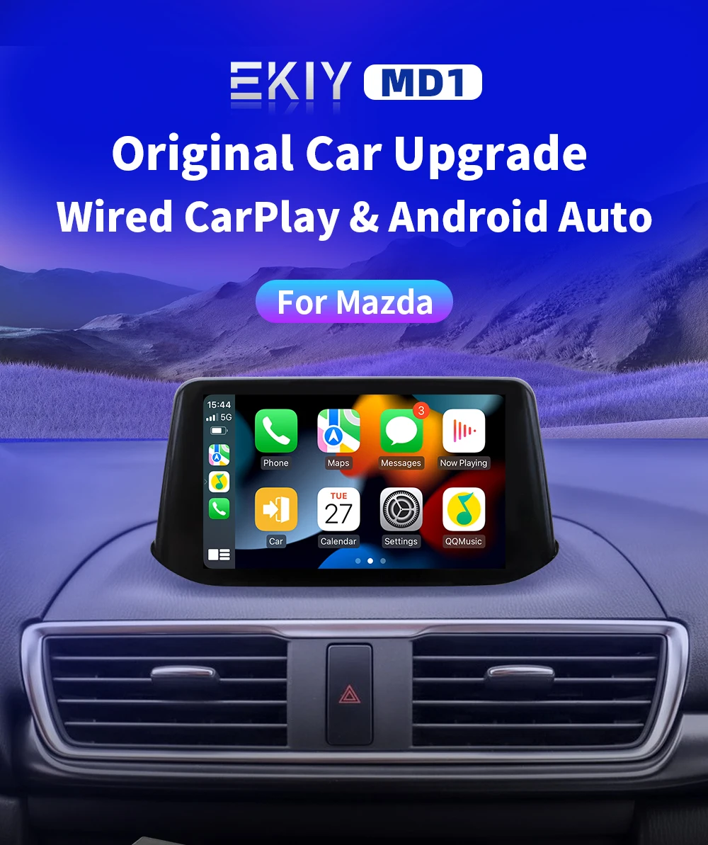For Mazda 6 / 3 / 2 Cx30 Cx5 Cx8 Cx9 Mx5 Carplay Android Auto Usb