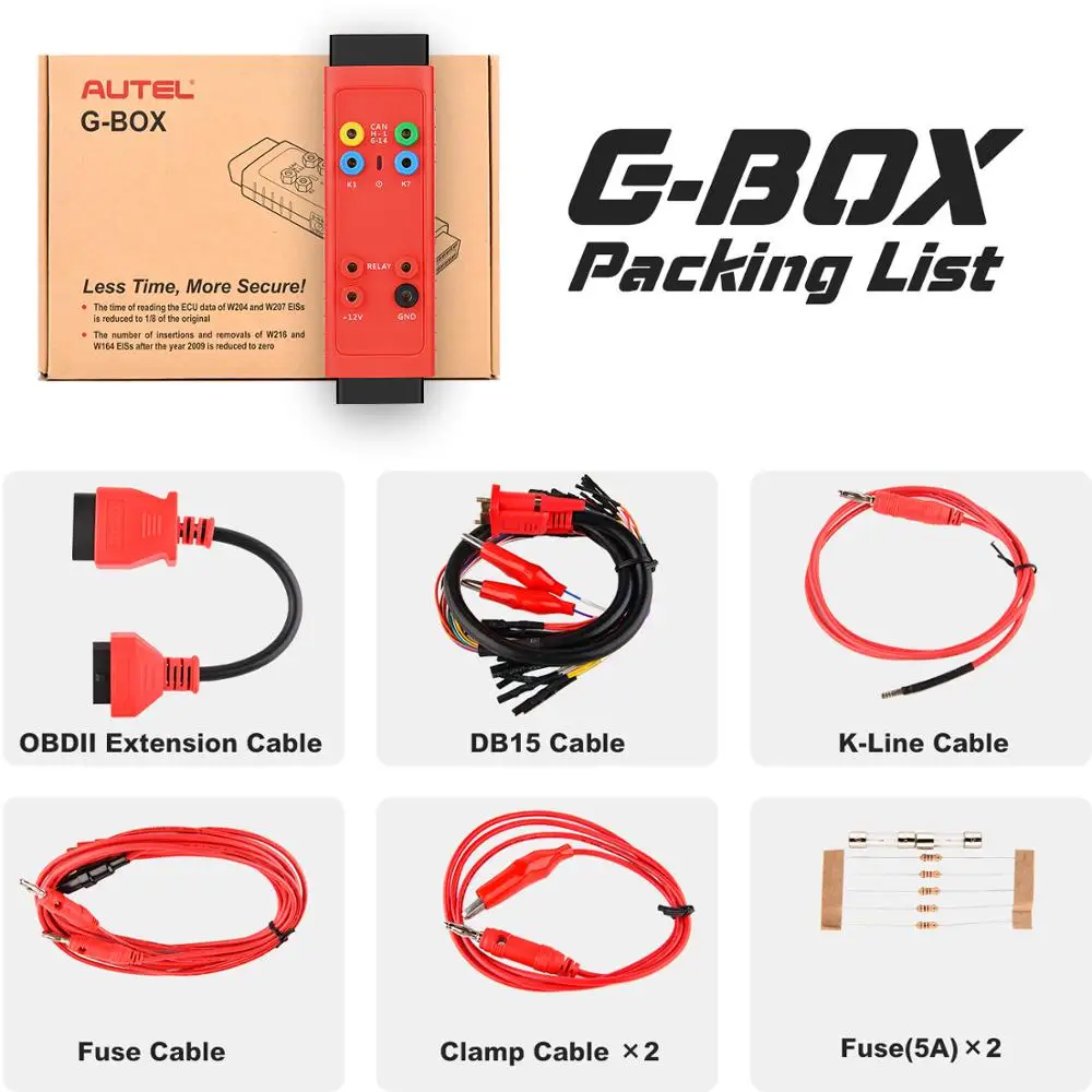 Autel Gbox2 Tool Adapter - Universal Code Reader for Cars