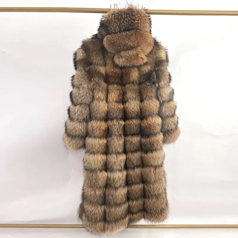 Style Can Be Customized Detachable Luxury Fur Coat Women