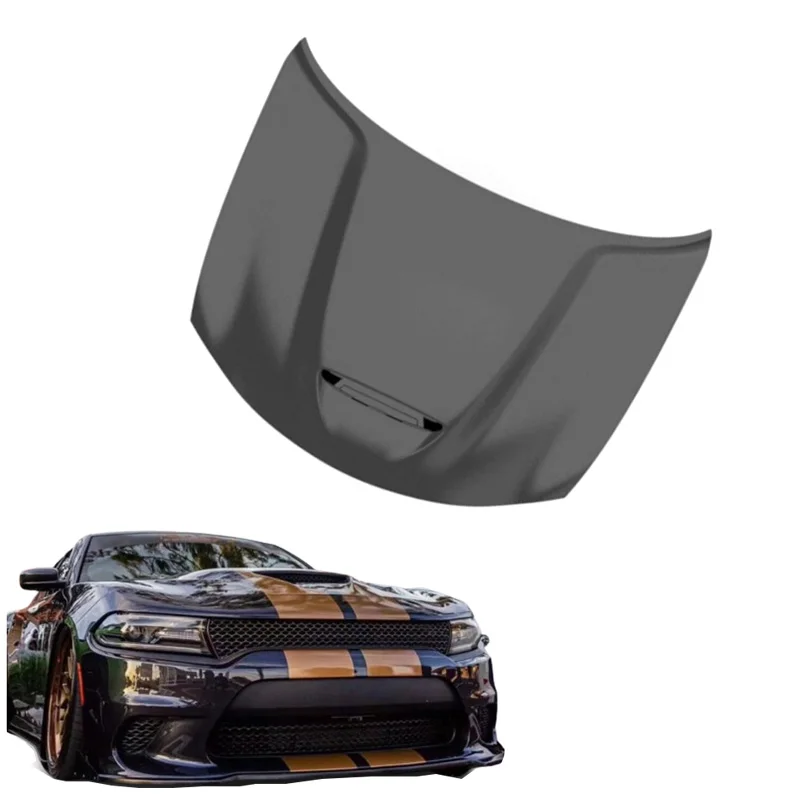 Auto Parts Steel hood with vented bezel For 2015-2023 Dodge Charger SRT style OEM 68265427AA