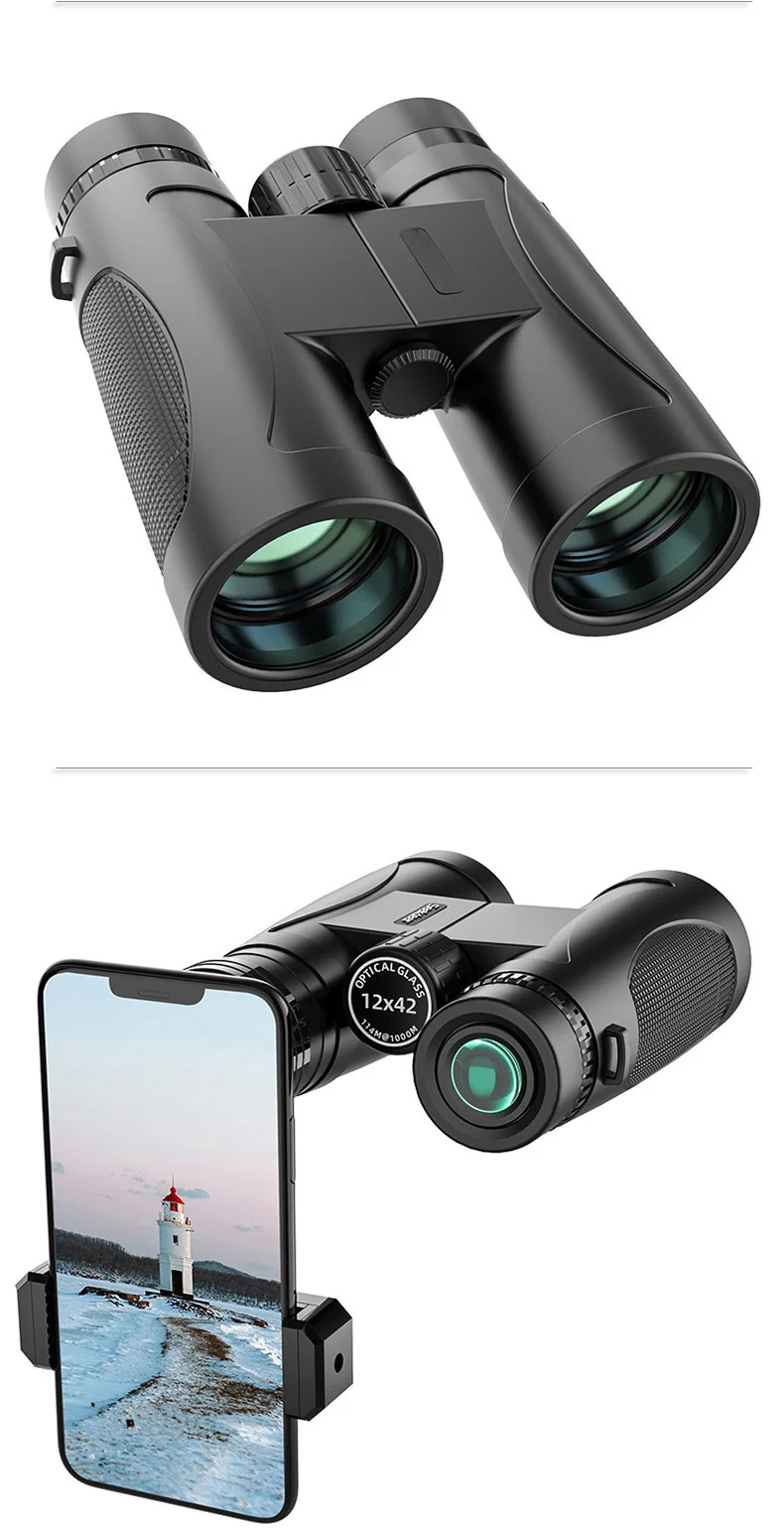 10x42 12x42 Black Long Distance Binoculars for Outdoor Activities details