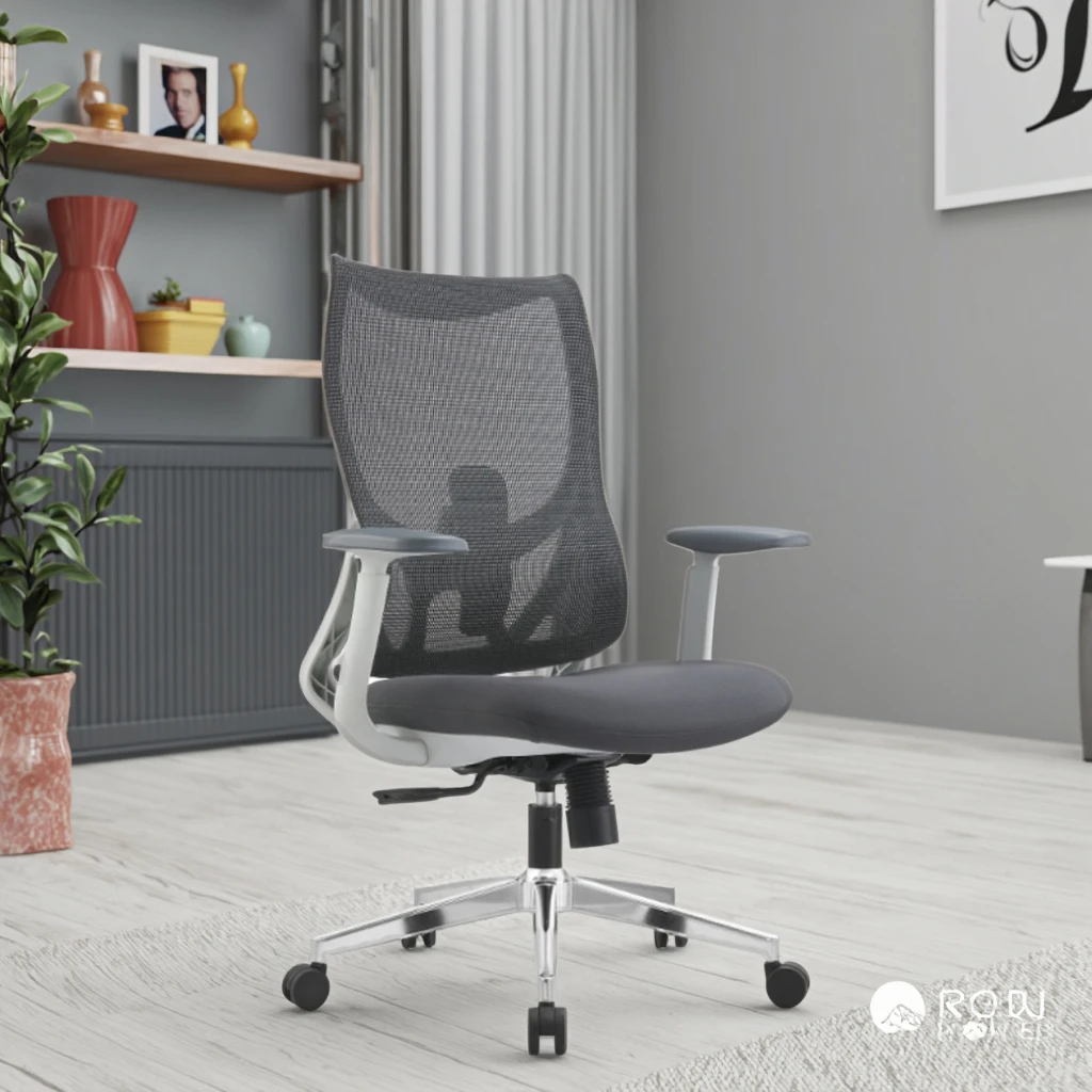 Ergonomic Executive Office Chair with Adjustable Lumbar Support Breathable Design for Back Pain Relief and Home Gaming 2