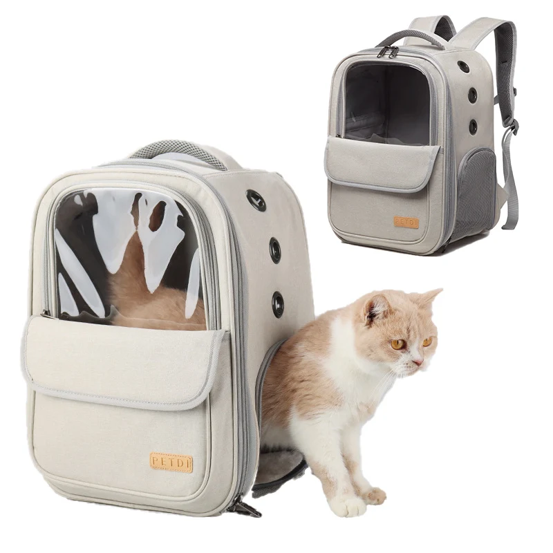 Wholesale Luxury Dog Cat Carrying Pet carrier Backpack Travel cat carrier backpack pet carrier bag