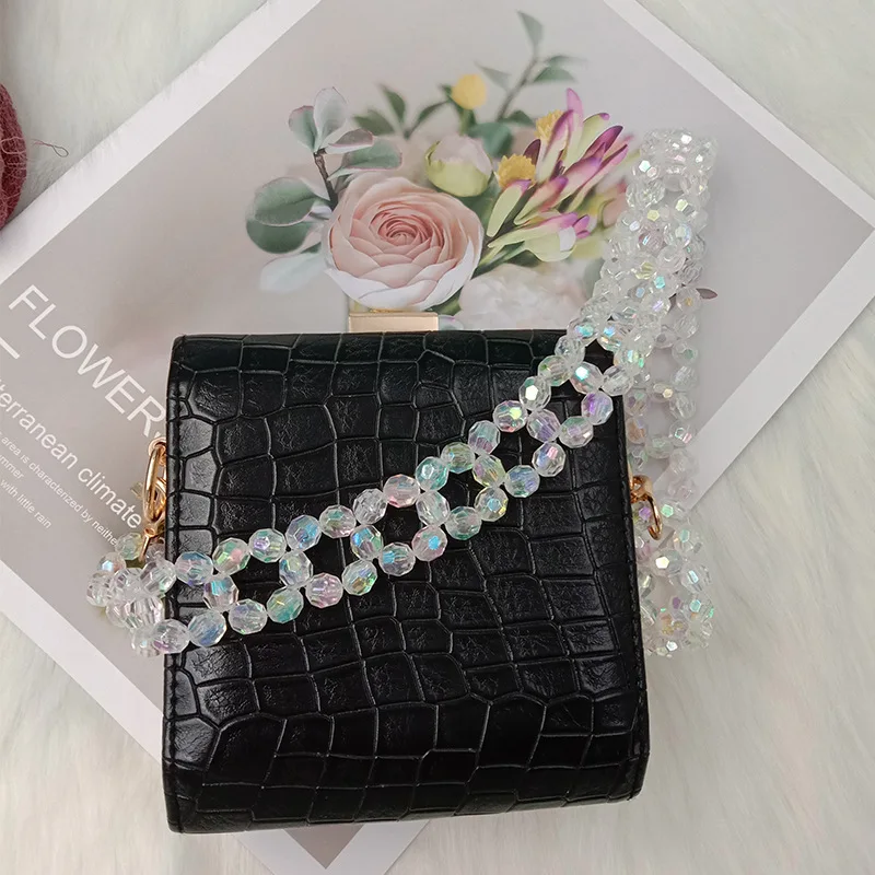 Women's Classic Style Pearl Flower Beaded Phone Case Pendants