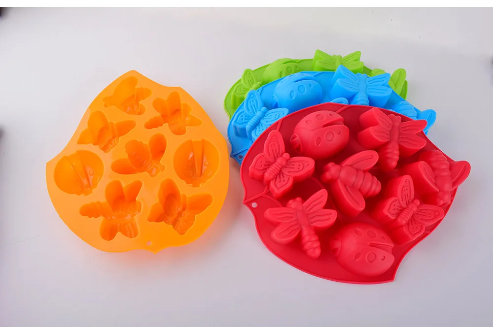 Easy Peel Silicone Insect Honey Peak Butterfly Cake Mold for Pudding Jelly Rice Cake-Cake Tools supplier