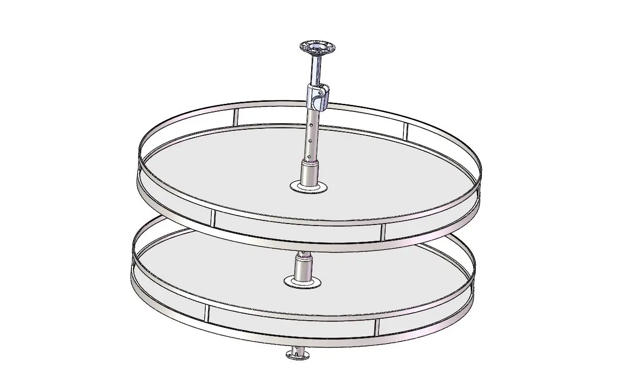 Storking 360 Degree Rotation Magic Corner Kitchen Storage Solution for Cabinets