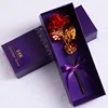 colorful Purple Box Gold Foil Flower - New Red