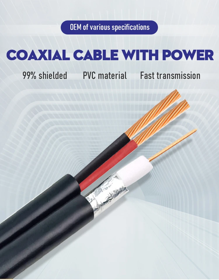 Coaxial Cable Rg59 Cctv Camera Cable Cctv/catv Monitor Communication ...