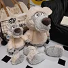 Peluche de lobo de tamaño real, lobo de peluche, lobo de juguete de peluche