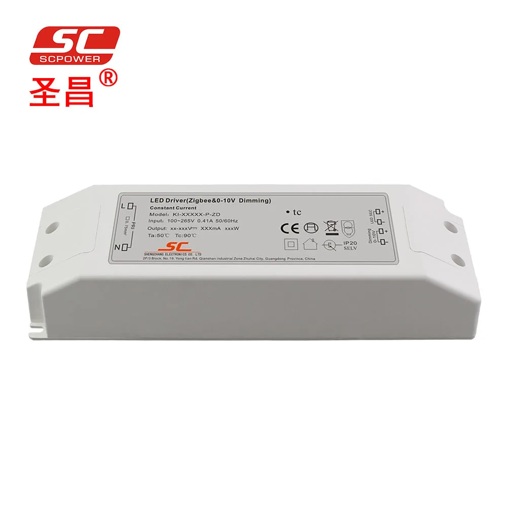 DC Constant Current Zigbee 0-10V Downlight Led Driver 28W 30W 31W 32W 33W 37W 38W 44W 45W 47W 90V