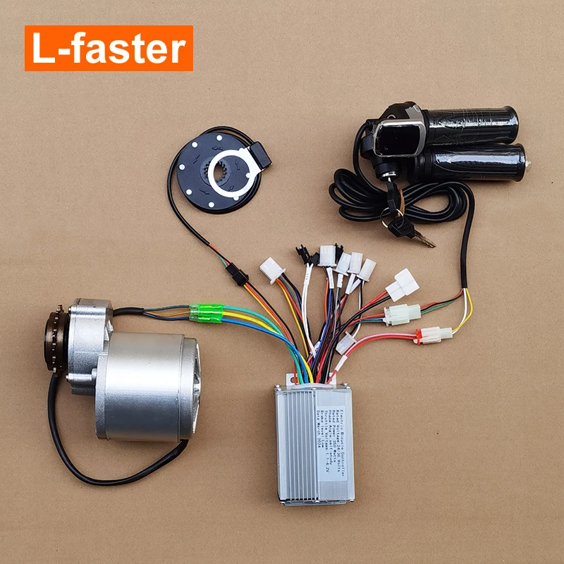 L-fast 350W Motor sin escobillas Engranaje eléctrico Variable Kit