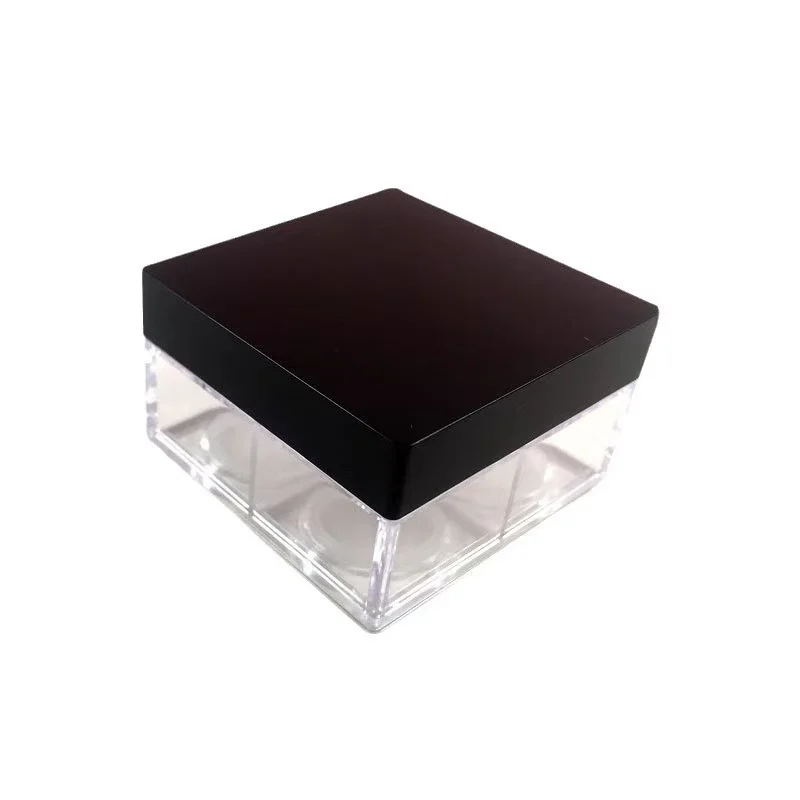 Mini and Cute 6g square Four-grid Loose Powder Box, Four-color Setting ...