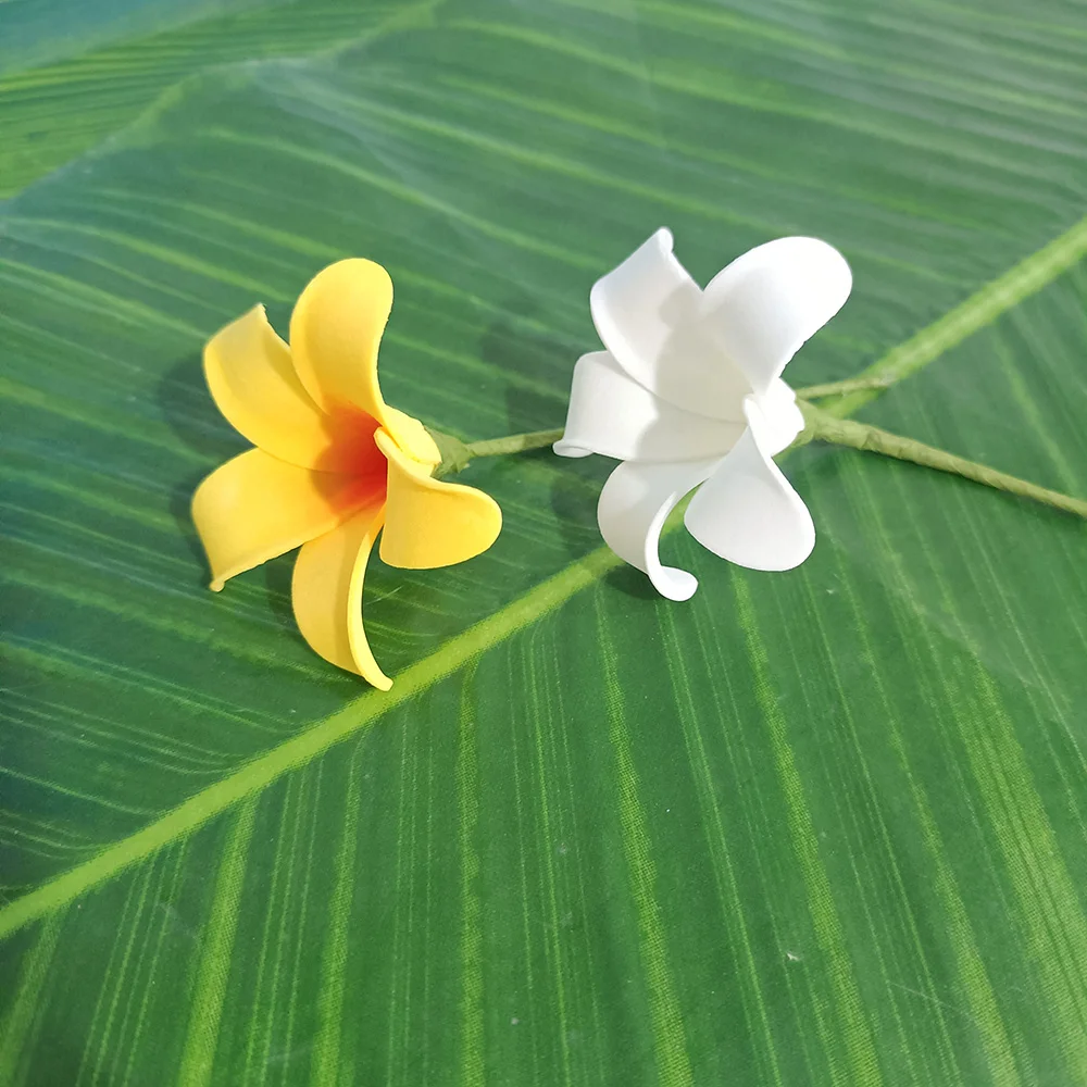 Artificial EVA Foam Puakenikeni Hair Pick 6CM Island Party Decorative