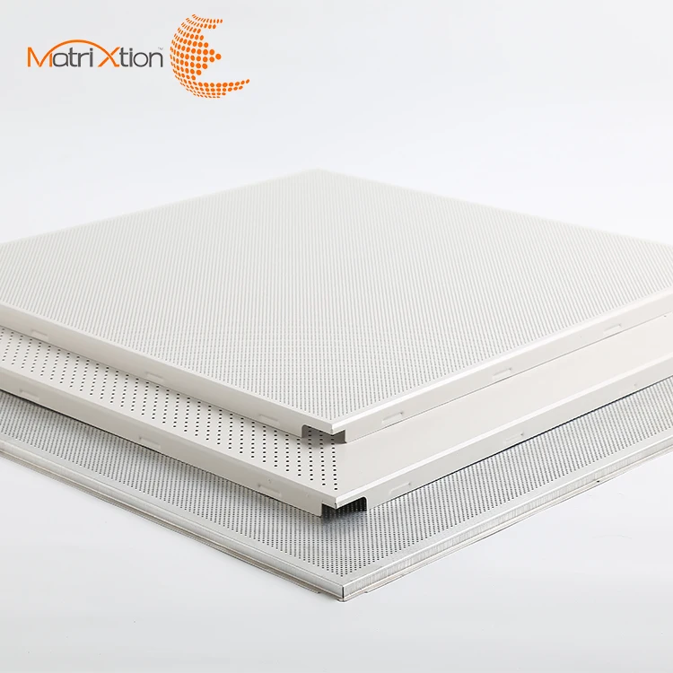 Ceiling Tile Interior Decoration Factory Direct Supply Aluminum Metal Waterproof Powder Coating Square Modern Fireproof 5 Years