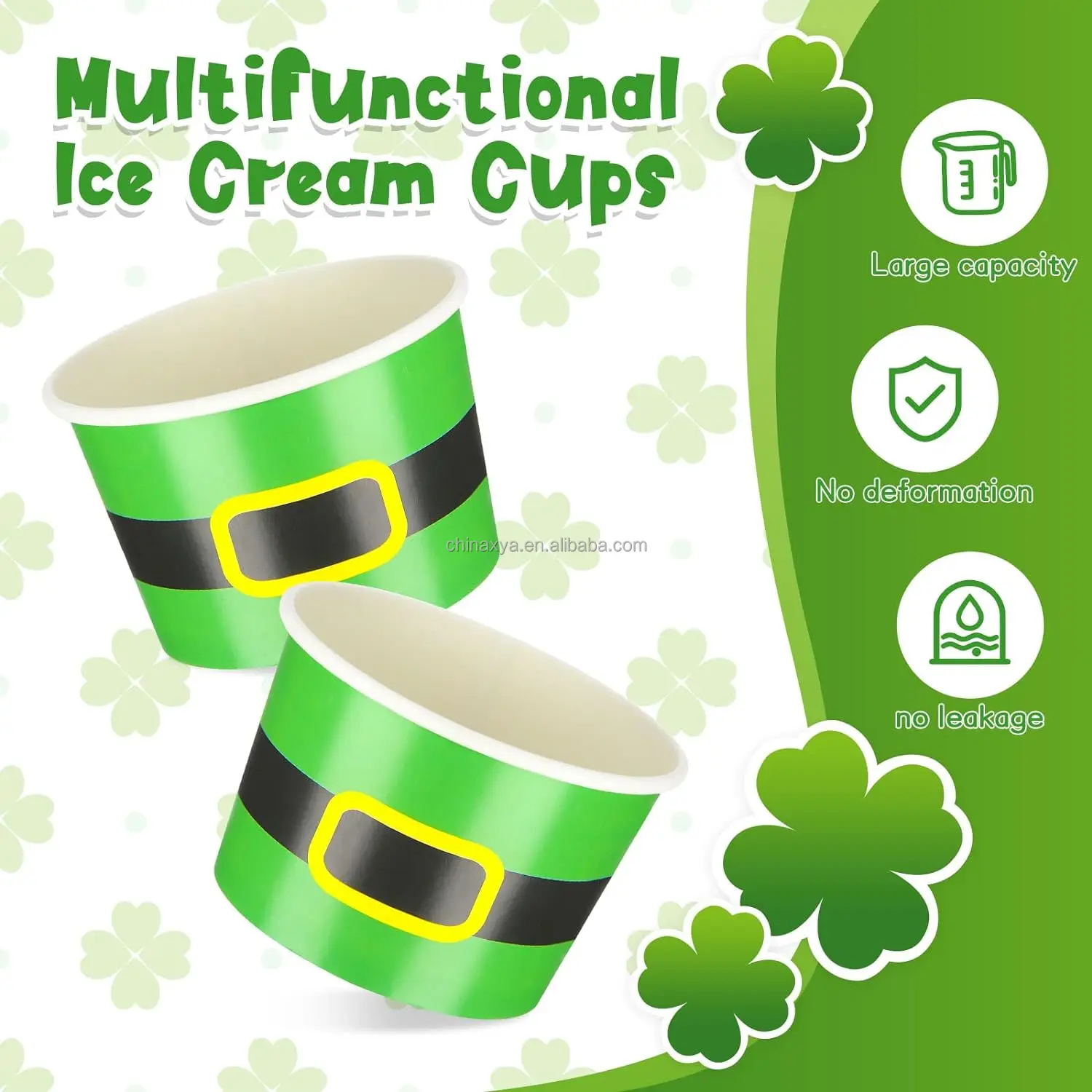 Disposable Single Wall Food Grade Paper Cups Portable Yogurt & Ice Cream Cups with Personalized Logo Disposable Bowl manufacture