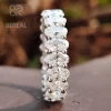 anillo solitario con cojín