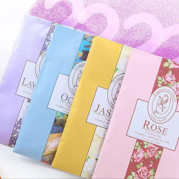 Elegant Scented Sachets Packets Aroma Sachet Home Fragrance Scented Bags Drawer and Clothes