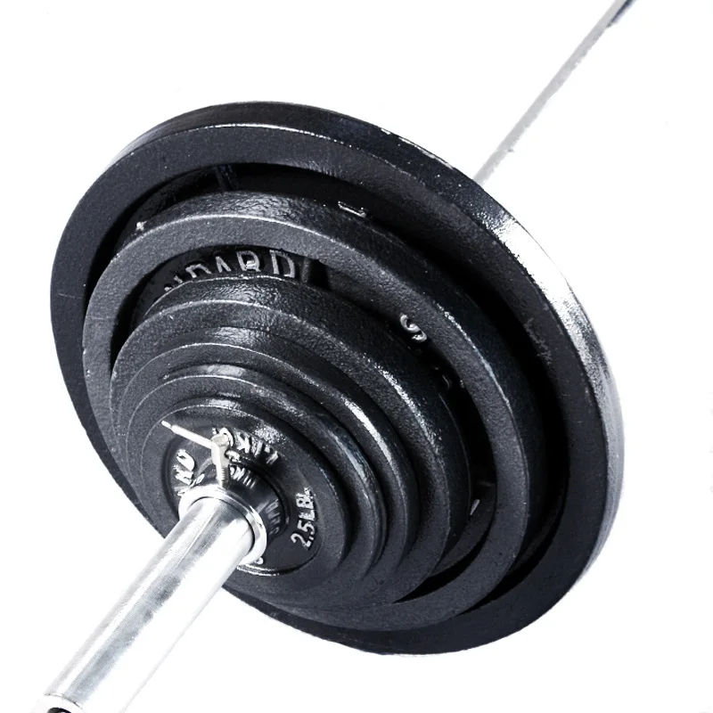 Home Fitness Free Standard Weight Plates Set Cast Iron Cheap Barbell