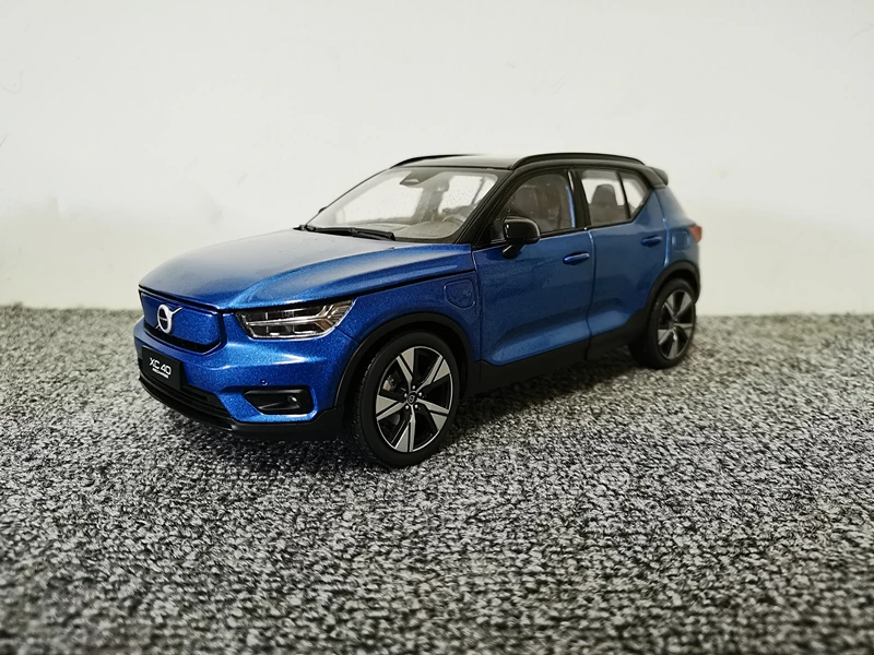 Volvo XC40 ミニカー 1/18 ブルー 1:18 Paudi Scale Volvo XC40 2022 Diecast Model Car Toy Gift